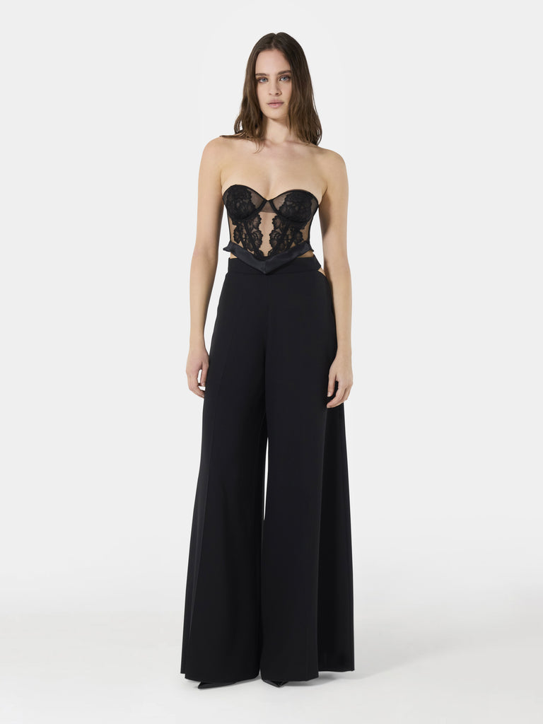 Bustier in raso e pizzo - NUEAME