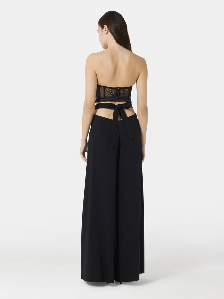 Bustier in raso e pizzo - NUEAME
