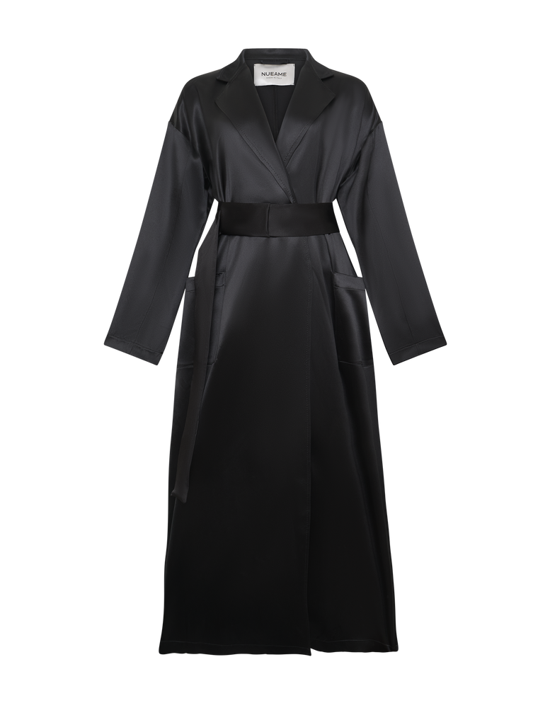 Vestaglia Lunga in Raso di Seta Lingerie Made in Italy – NUEAME