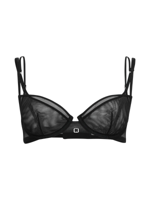 Reggiseno balconcino in tulle