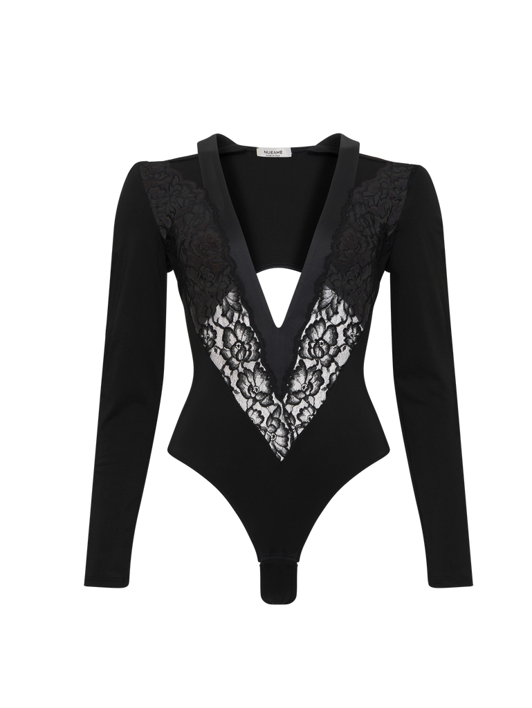 Body in jersey e pizzo - NUEAME