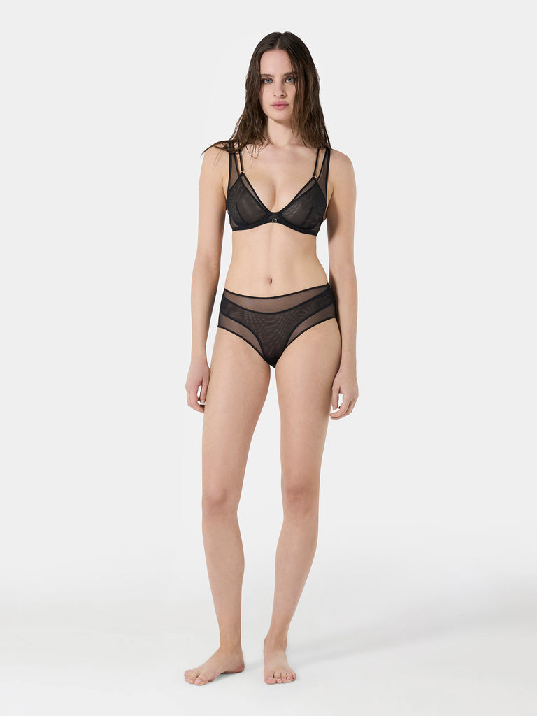 Reggiseno plunge in tulle - NUEAME
