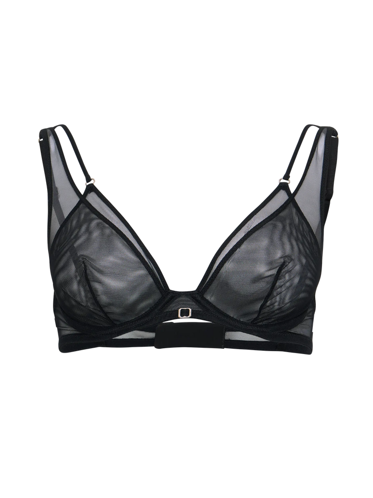 Reggiseno plunge in tulle - NUEAME