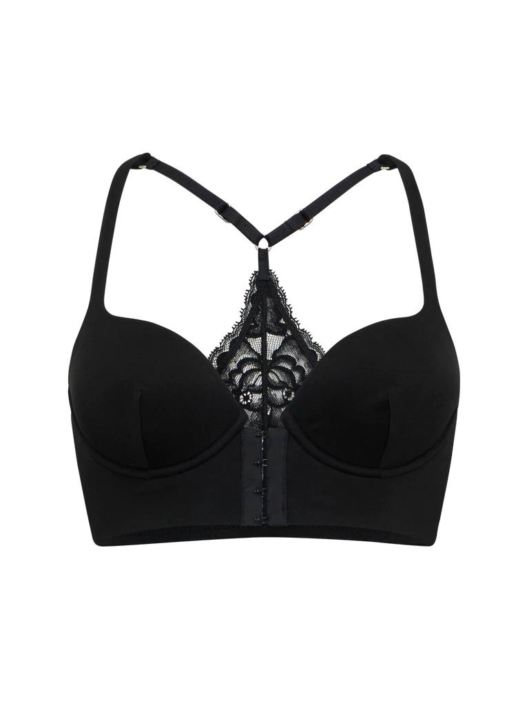 Bralette in jersey e pizzo - NUEAME
