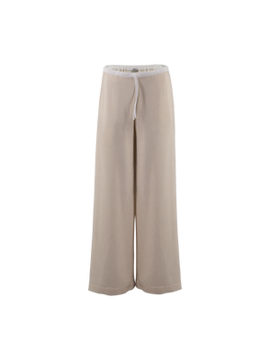 Pantaloni in twill gold